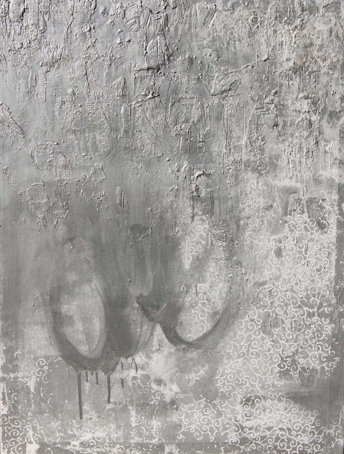 close up of an artwork